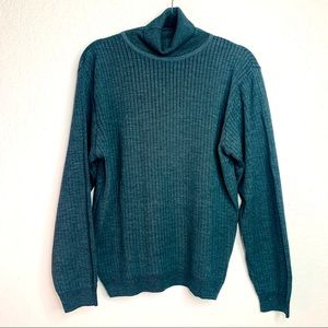 POETA MODA Visitor Ribbed Merino Wool Turtleneck